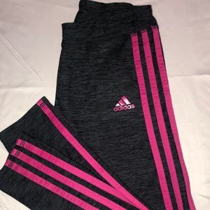 Adidas leggings - grey & pink - for girl
